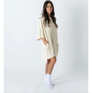 The Foxy Kind Out Of Pocket  Oversized Dress Oatmeal
